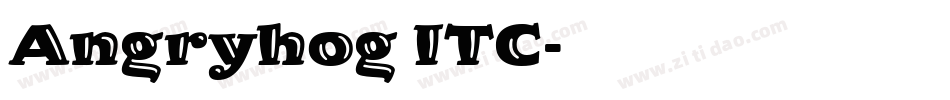 Angryhog ITC字体转换